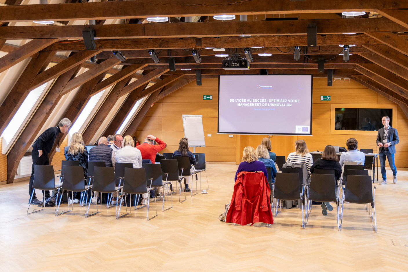 The Paperjam Club’s Workshops Day was held at Neimënster Abbey, 6 May 2025. Photo: Matthieu Barbosa