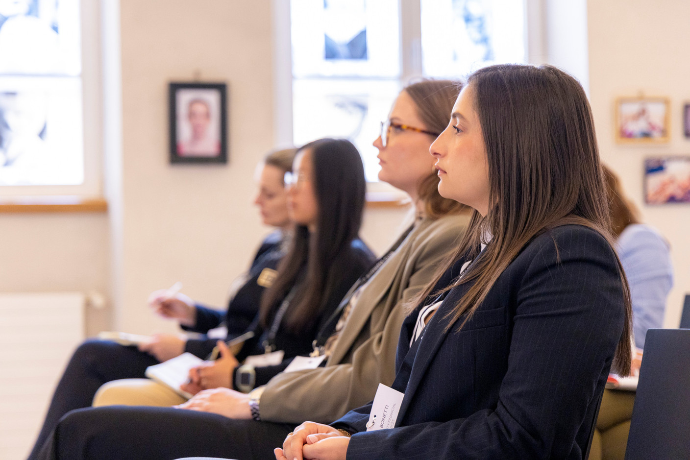 Alexia Bonetti (Opportunity Financial Services) at the Paperjam Club’s Workshops Day, which took place at Neimënster Abbey on 6 May 2025. Photo: Matthieu Barbosa