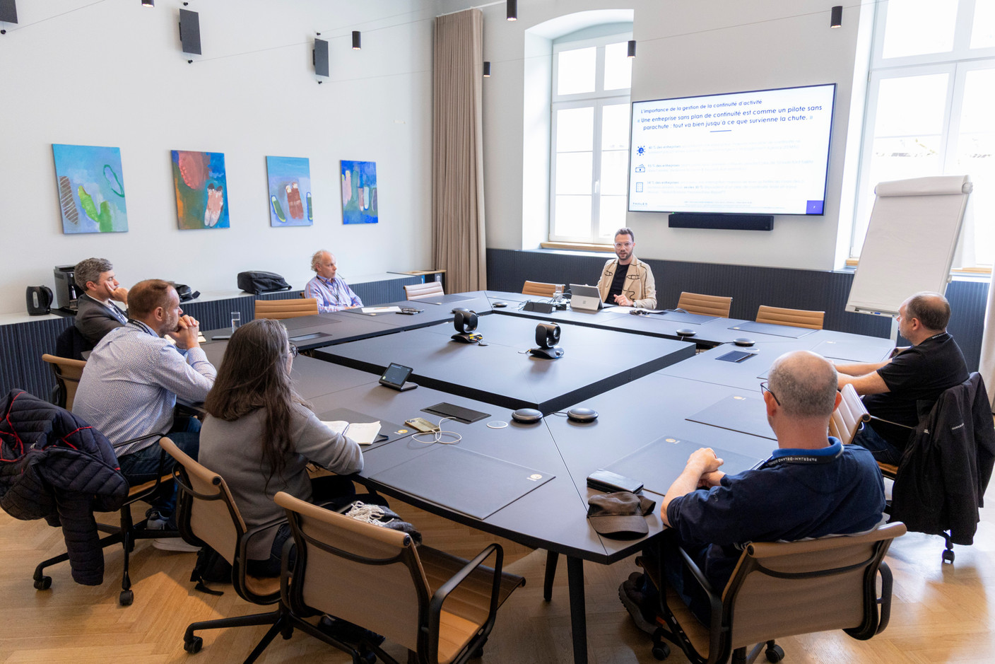 The Paperjam Club’s Workshops Day was held at Neimënster Abbey, 6 May 2025. Photo: Matthieu Barbosa