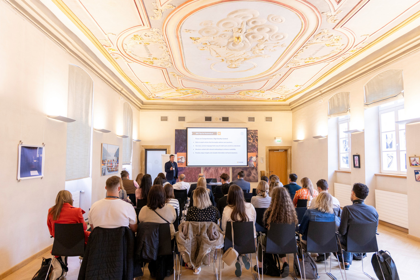 The Paperjam Club’s Workshops Day was held at Neimënster Abbey, 6 May 2025. Photo: Matthieu Barbosa