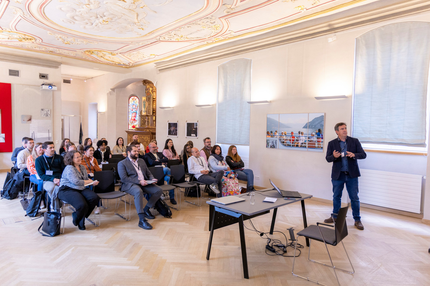 The Paperjam Club’s Workshops Day was held at Neimënster Abbey, 6 May 2025. Photo: Matthieu Barbosa