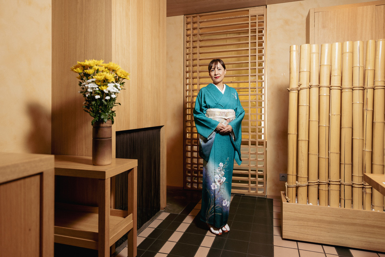 Makiko Gräfin von Oberndorff of the Japan Luxembourg Association seen at Kamakura in the Grund, a space which reminds her most of her homeland of Japan. Photo: Romain Gamba
