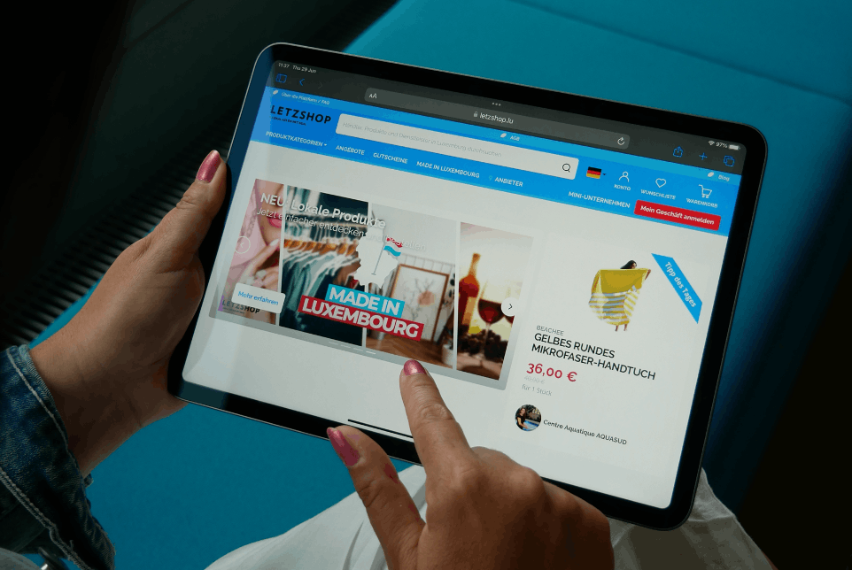 Discover nearly 500 vendors and thousands of high-quality articles, including many local products in the category “Made in Luxembourg” Credit: Letzshop