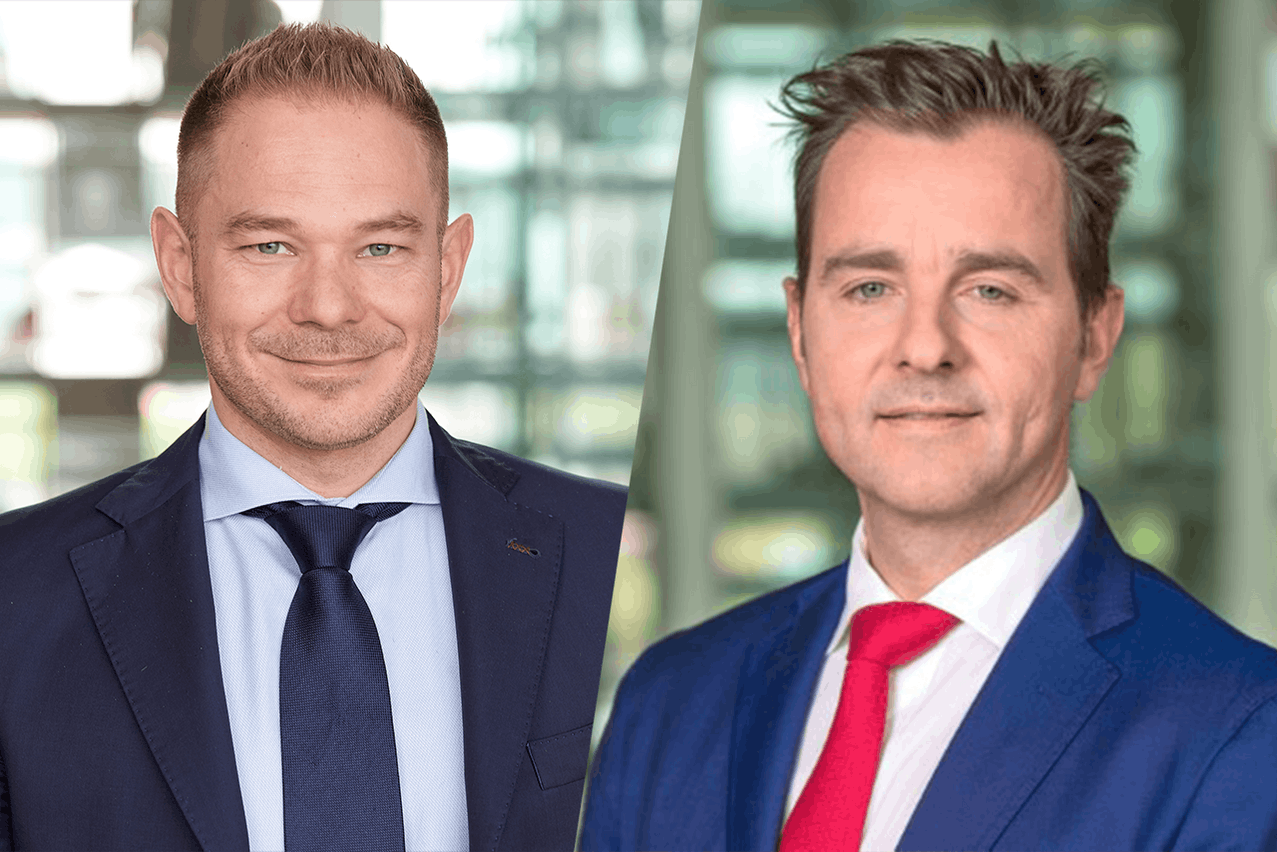 Delano reviewed with Brieuc Malherbe and René Paulussen of PWC Luxembourg recent developments in the private market investment space, on 19 June 2024. Photos: PWC. Montage: Maison Moderne