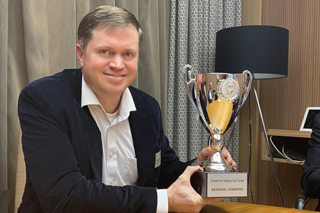 Vainqueur de la manche luxembourgeoise de la Coupe du monde des start-up, Aaron Turner semble prêt à se retrouver dans les radars d’un secteur économique très sensible. De bon augure, après avoir sécurisé 3,5 millions d’euros de chiffre d’affaires en fin d’année. (Photo: Paperjam)