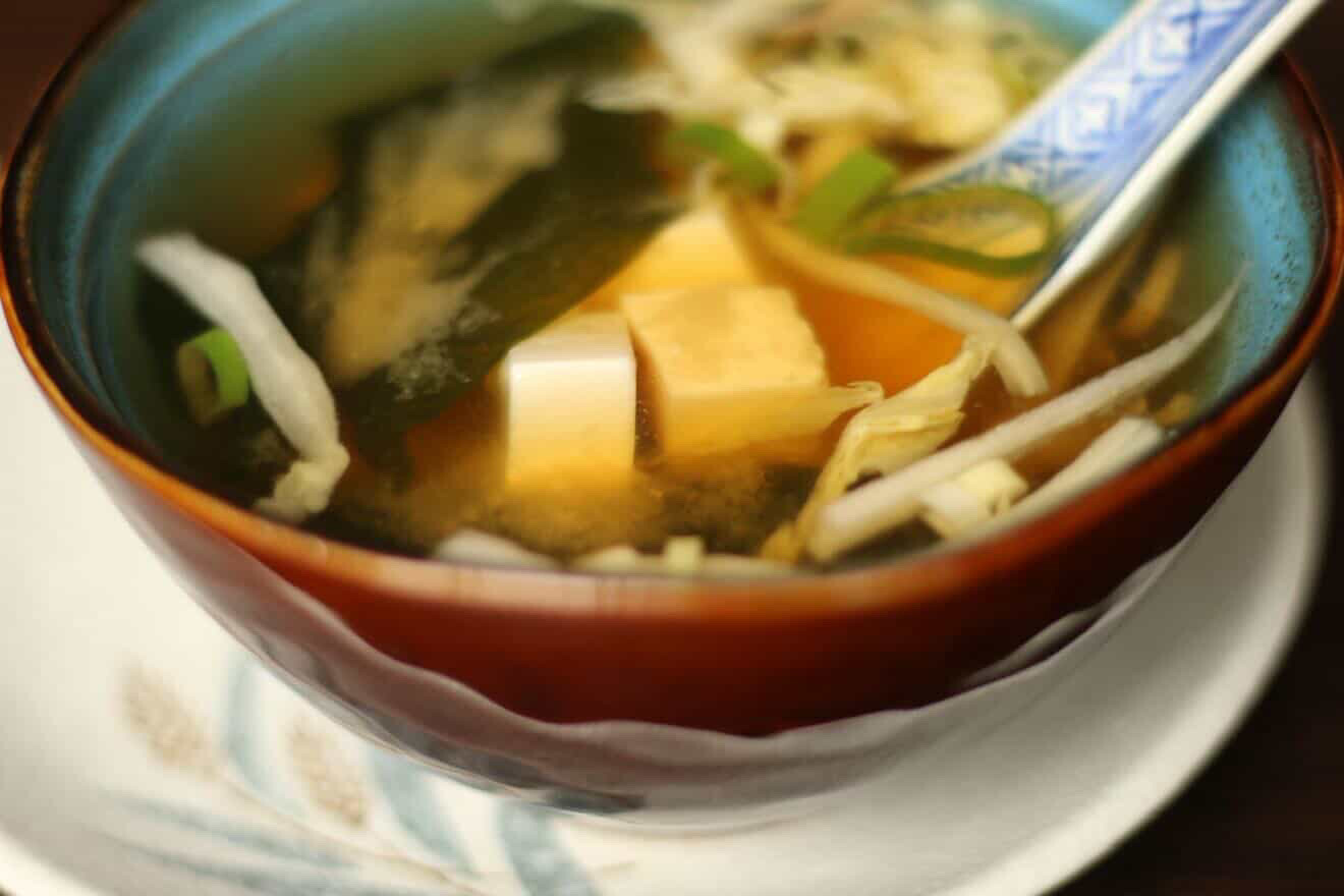 Tofu and broth soup from the Mandarin Room, located in Luxembourg City. (Photo: Mandarin Room)