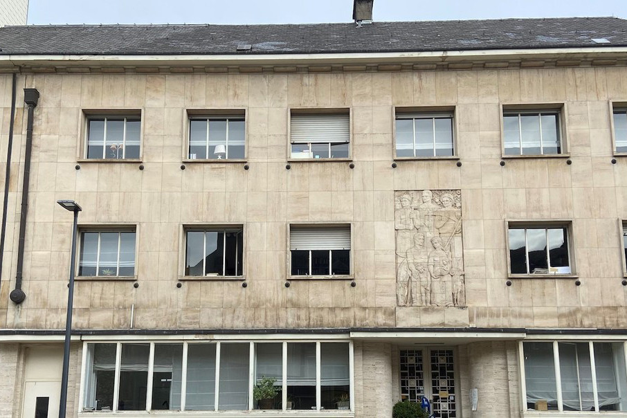 La façade historique de l’immeuble de l’ancien siège d’Editpress sera conservée et restaurée. (Photo: Immobel)