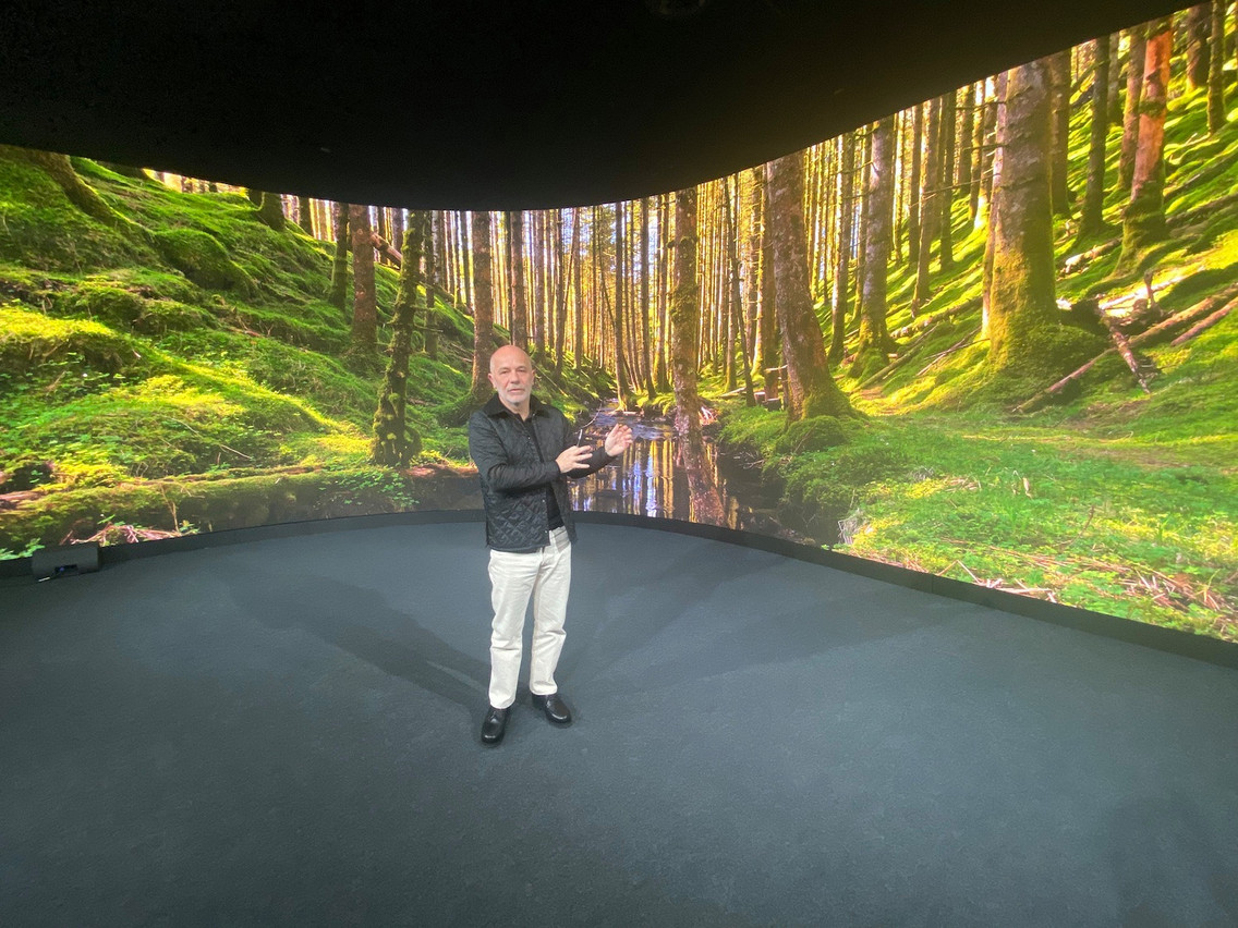 La seule limite de la salle immersive est l’imagination de l’organisateur, assure Morgan Gromy. (Photo: Maison Moderne)