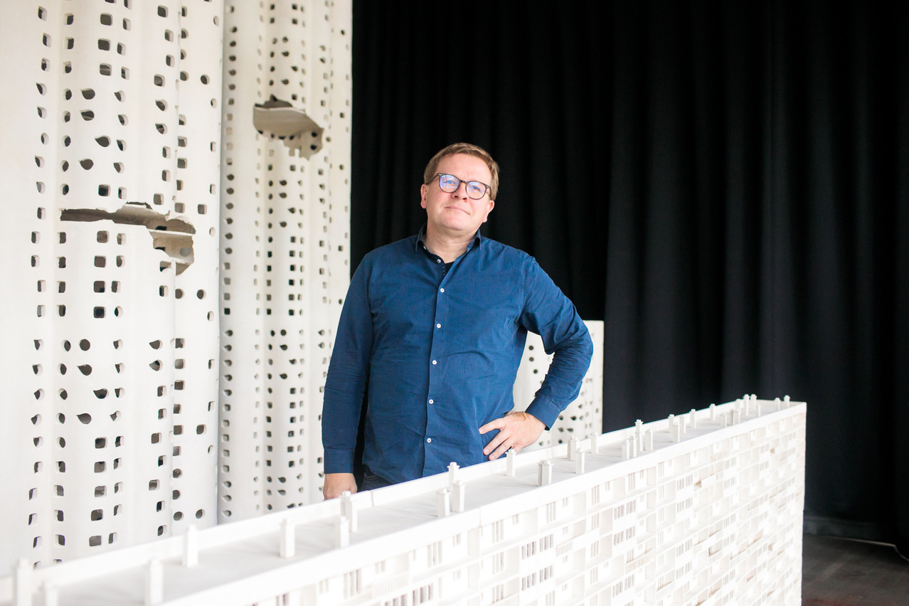 Christian Mosar est le directeur artistique de la Konschthal, centre d’art ouvert en 2021. (Photo: Matic Zorman/Maison Moderne/Archives)