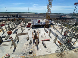 Vue du chantier en juin 2021. (Photo: Costantini)