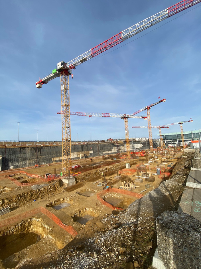 Vue du chantier en février 2021. (Photo: Costantini)