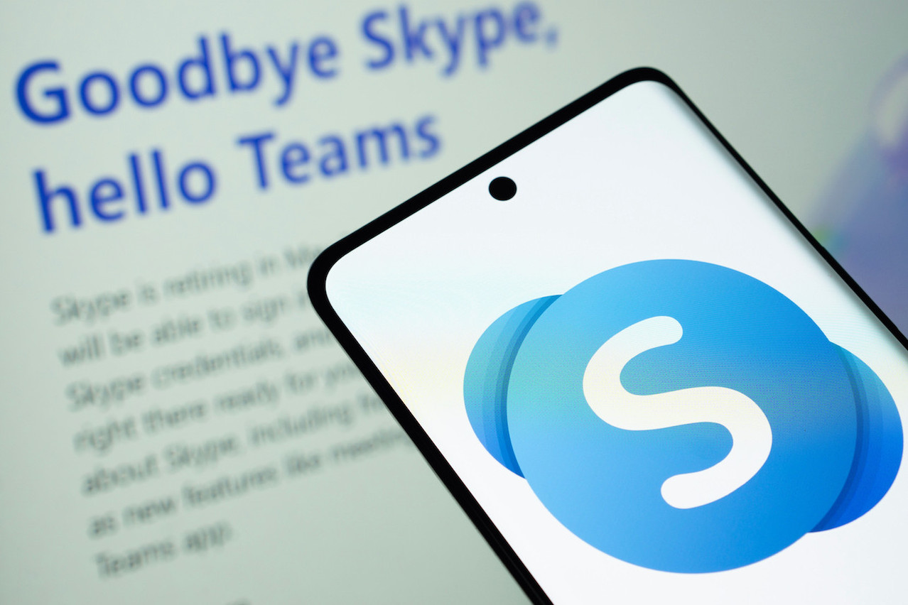 During covid-19, Microsoft Teams largely supplanted Skype, whose services end this Tuesday 6 May. Photo: Shutterstock