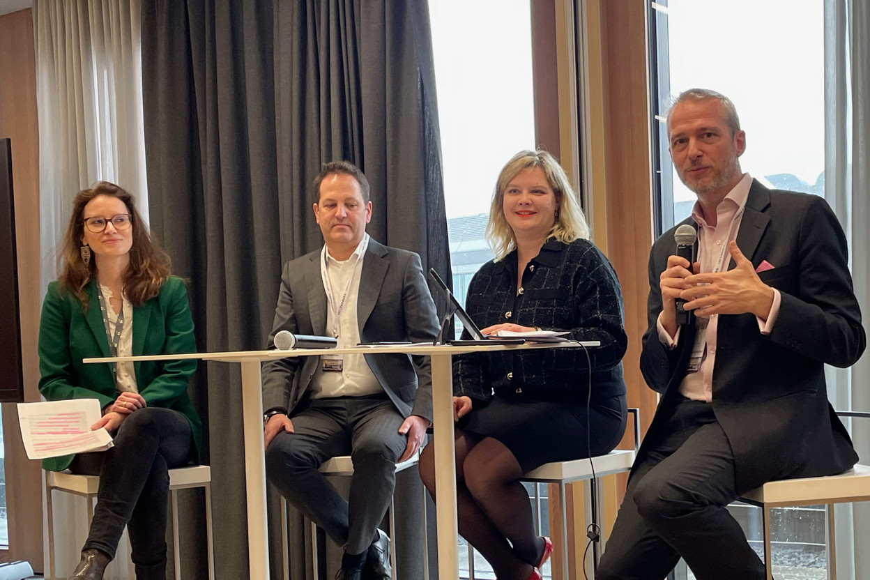 “When I speak to clients, I feel like I have to understand what they're trying to say and not what they're actually saying,” said a lawyer attending and actively participating in the debate “AI for Good” during the Impact Finance Forum 2026 in Luxembourg on 6 February 2026, organised by Accelerating Impact. Photo: Sylvain Barrette.