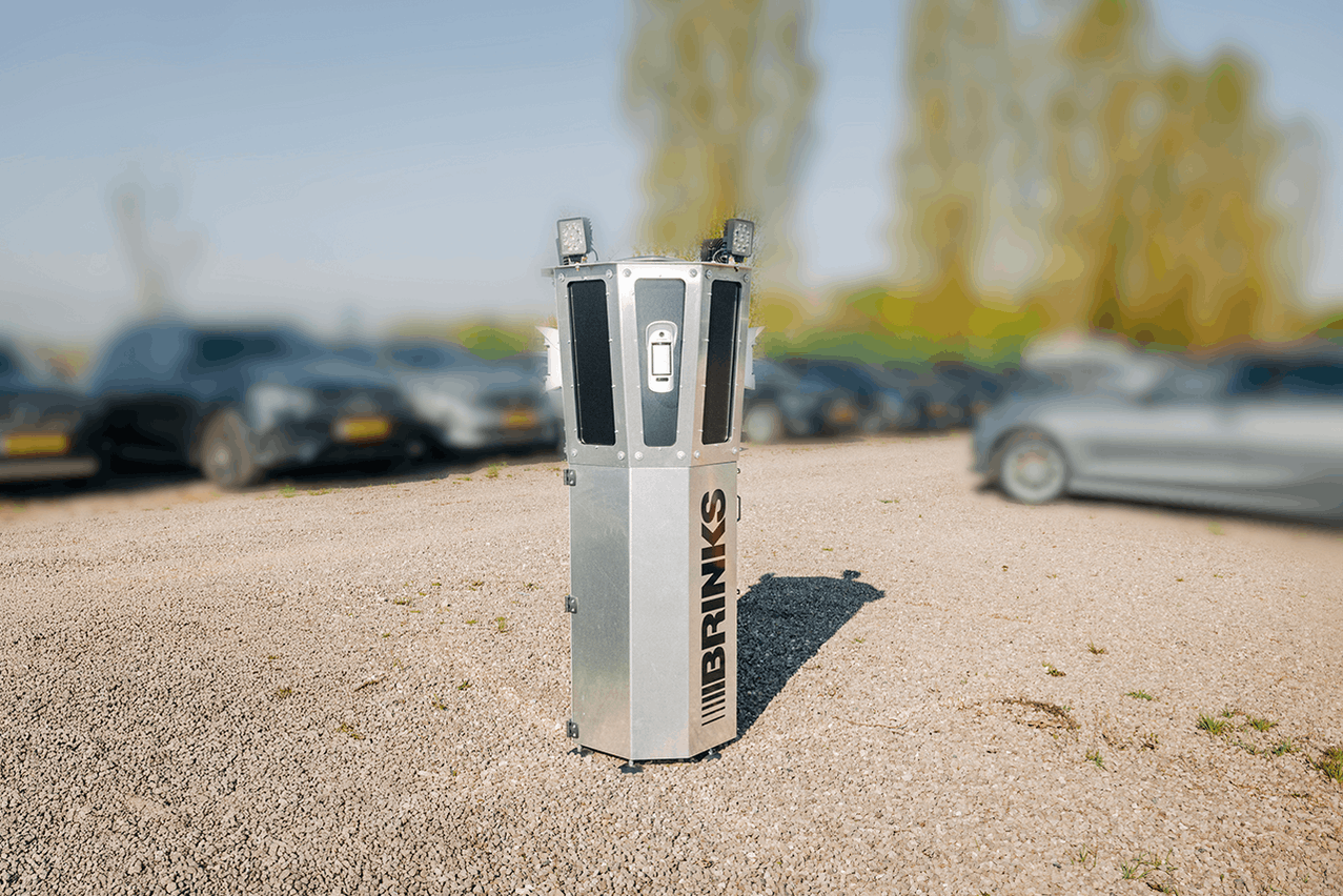 The Brink’s Tower solution was deployed in the parking area of a leasing company. Julian Pierrot / Paperjam
