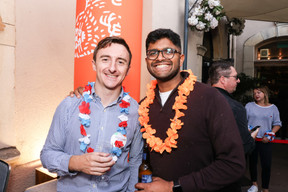 Attendees are seen during the Delano summer party, 13 July 2023. Photo: Marie Russillo/Maison Moderne