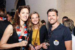 Léa Sitbon (By Léa), Delphine Berlemont (ING) and Bruno Van de Vloet (Advisory Key). Photo: Marie Russillo/Maison Moderne