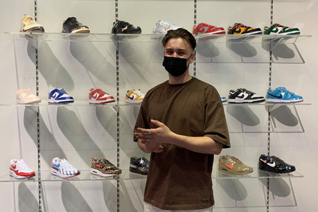 Max Friedrich a commencé ses activités luxembourgeoises dans un pop-up à Esch-sur-Alzette, avant d’emménager dans le magasin éphémère de l’avenue de la Gare. (Photo: Paperjam)