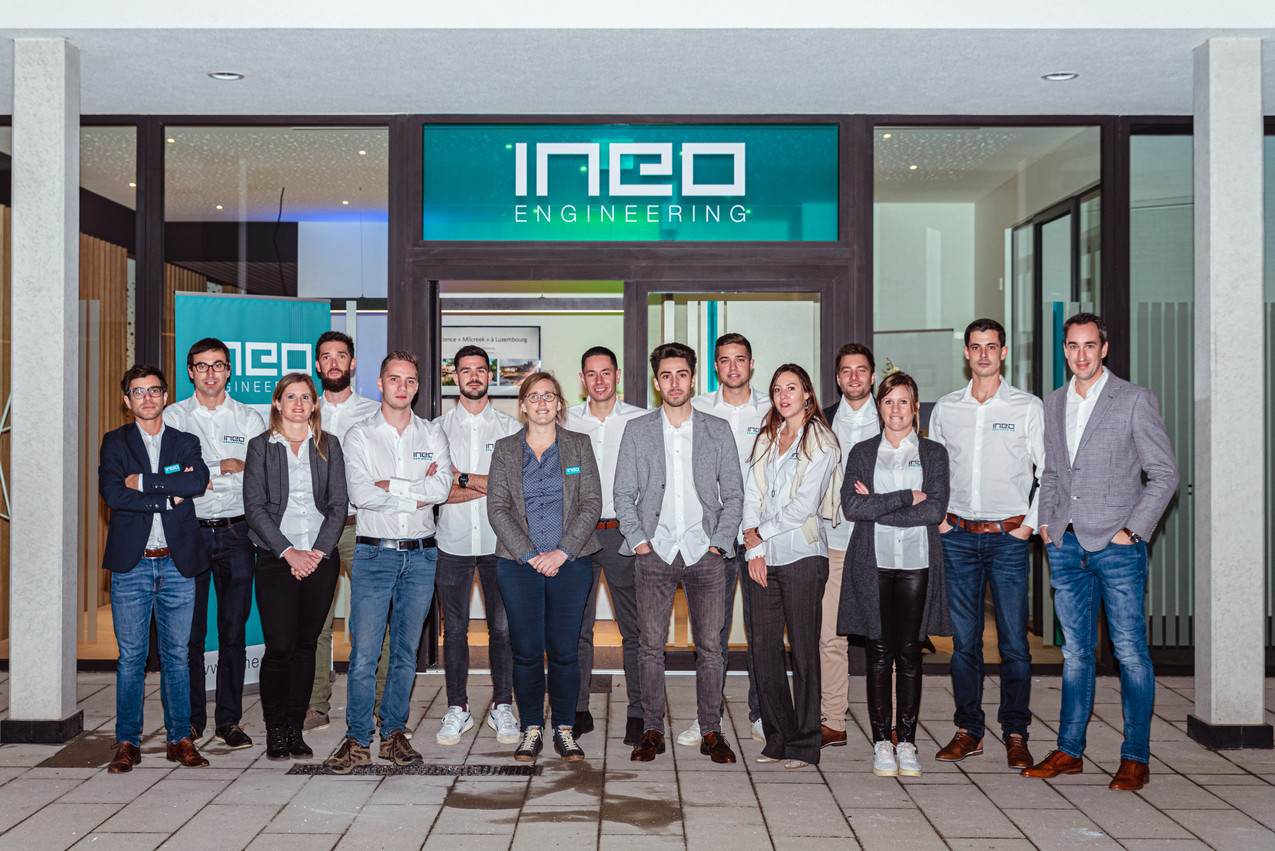 La société INEO Engineering inaugure ses nouveaux bureaux à Steinfort. (Photo: INEO Engineering)
