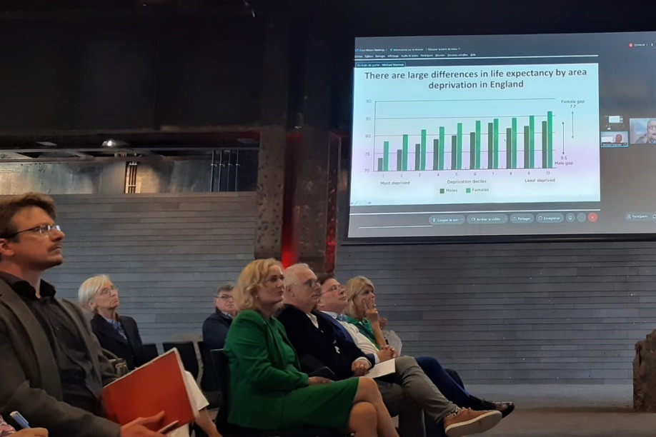 Health Minister Paulette Lenert, Health Director Jean-Claude Schmit and Statec Director Serge Allegrezza attended the presentation of the first results of the “Health for All” research seminar on Monday 20 September. Photo: MSAN