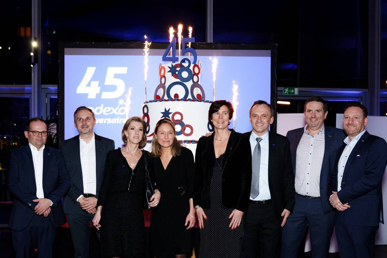 The 45th anniversary of Sodexo Luxembourg was held on Thursday 5 February at La Table du Belvédère, within the European Convention Center Luxembourg (ECCL), in Bertrange. (Photo: Sodexo)