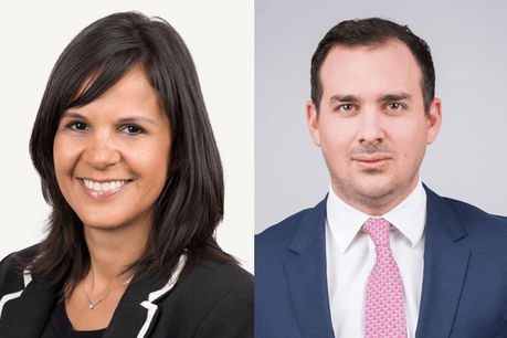 Magali Maillot et Antoine Reillier: «Les réseaux sont devenus depuis quelques années la vitrine des organisations, incontournables dans les stratégies de recrutement.» (Photo: Allen & Overy)
