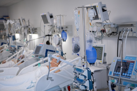 Le nombre de patients en soins intensifs pourrait atteindre 26 dans le scénario le plus probable, mais jusqu’à 43 dans un scénario pessimiste, selon les projections de la task force Covid-19. (Photo: Shutterstock)