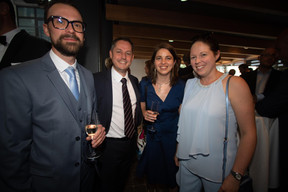 Guillaume-Jean Herbiet (RESTENA), Nicolas Debeffe (LU-CIX), Christine Glaser (RESTENA) et Cynthia Wagner (RESTENA) ((Photo: Nader Ghavami))