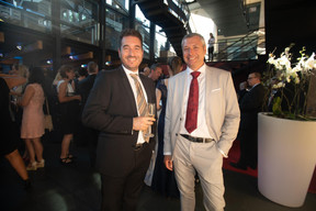 Jerry Probst (EBRC) et Peter Poehle (conferencefilms) ((Photo: Nader Ghavami))