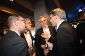 Tom Kettels (Infrachain), Carlo Richartz (POST Technologies), Gaston Schmit (Ministère de la Digitalisation) et Eric Kreier (SMC) ((Photo: Nader Ghavami))