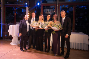 Marco Houwen (Lu-Cix), Roger Lampach (Lu-Cix), Emmy Gandar (LU-CIX), Frédérique Ulrich (LU-CIX), Séverine Leinen (LU-CIX) et Claude Demuth (Lu-Cix) ((Photo: Nader Ghavami))