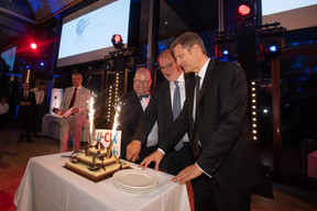 Peter Poehle (conferencefilms), Marco Houwen (Lu-Cix), Roger Lampach (Lu-Cix) et Claude Demuth (Lu-Cix) ((Photo: Nader Ghavami))