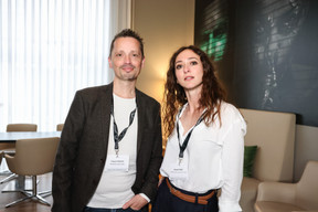 Patrick Coelho (Properties Solutions) et Christel Duval (Christel Duval Avocate à la cour). (Photo: Marie Russillo/Maison Moderne)