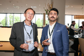 Jean-François Marlière (Marliere & Partners) et Oussema Sboui (Synechron Luxembourg). (Photo: Marie Russillo/Maison Moderne)