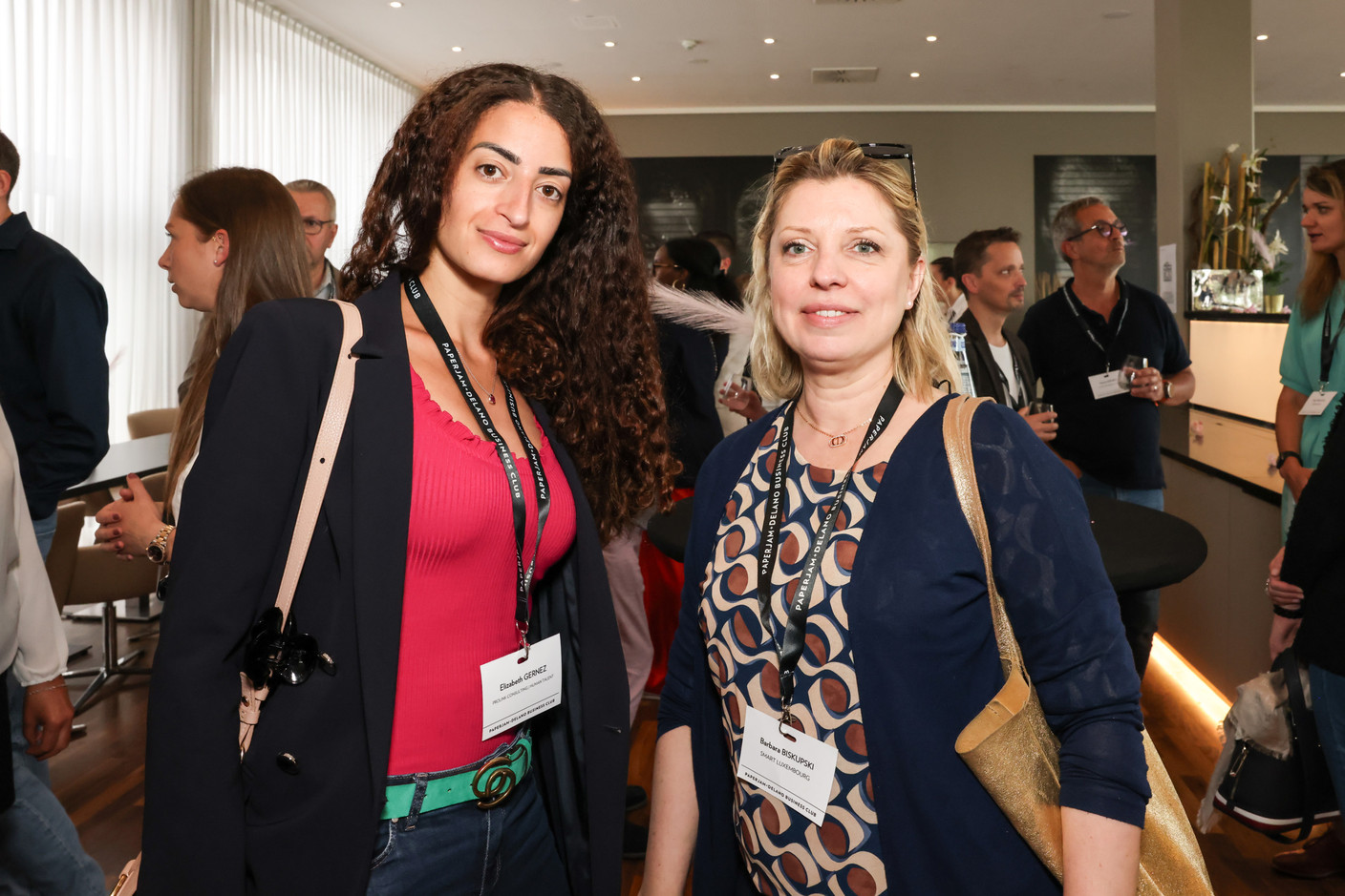 Elizabeth Gernez (Prolink Consulting / Human Talent) et Barbara Biskupski (Smart Luxembourg). (Photo: Marie Russillo/Maison Moderne)