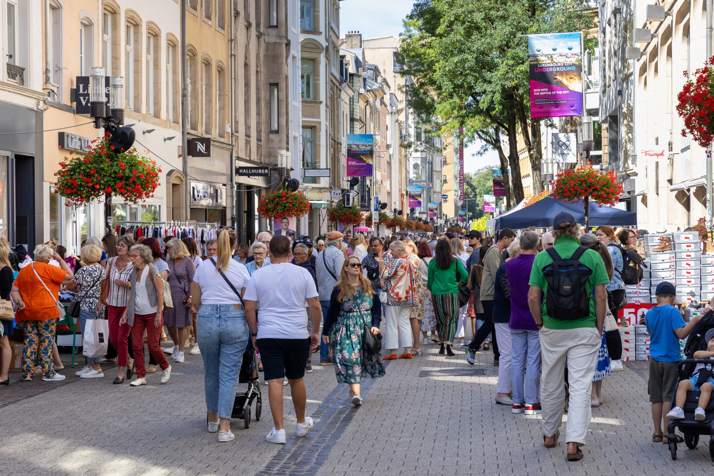 La braderie de Luxembourg a rencontré le succès ce lundi 4 septembre. (Photo: Romain Gamba/Maison Moderne)
