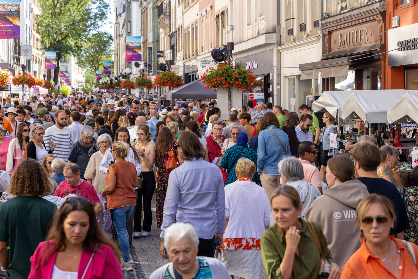 La braderie de Luxembourg a rencontré le succès ce lundi 4 septembre. (Photo: Romain Gamba/Maison Moderne)