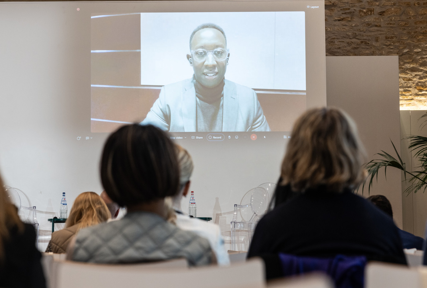 Lindsey Stewart, director of investment stewardship research at Morningstar, speaks on the “ESG and investment stewardship--shifting from best practice to required practice” panel during Luxflag Sustainable Investment Week, 17 October 2023. Photo: Guy Wolff/Maison Moderne