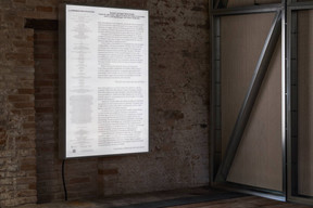 View of the “Sonic Investigations” exhibition at the 19th Venice Architecture Biennale.  Photo: Melania Dalle Grave, DSL Studio