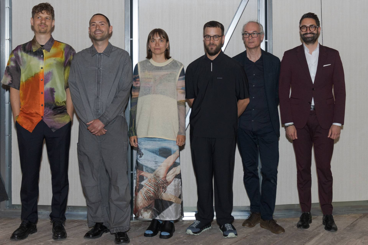 L to r: Ludwig Berger, Valentin Bansac, Alice Loumeau, Mike Fritsch, Peter Szendy and Eric Thill. Photo: Kultur | LX, Riccardo Banfi