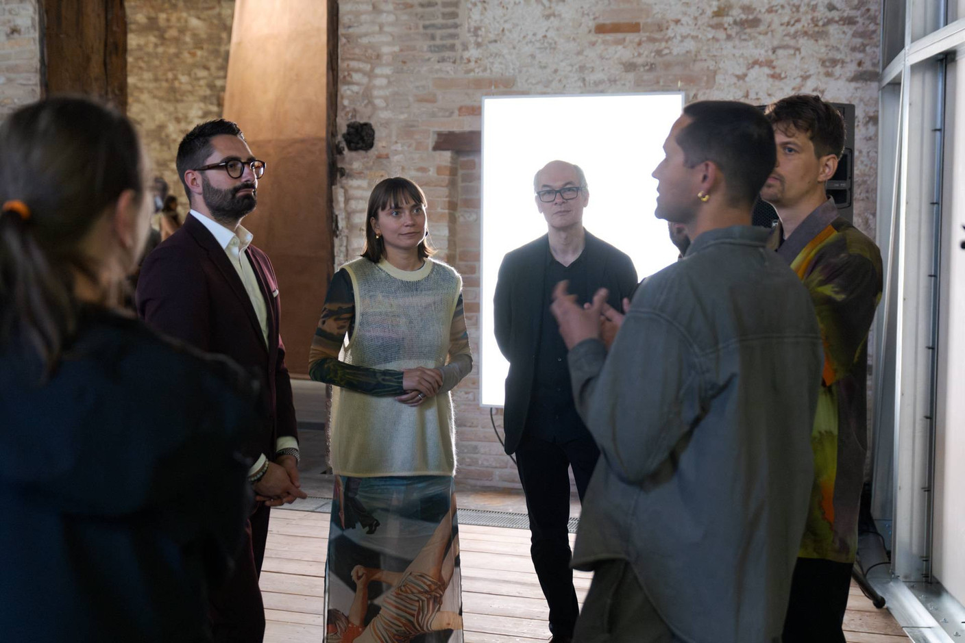 L to r: Eric Thill, Alice Loumeau, Peter Szendy, Ludwig Berger and Valentin Bansac. Photo: Kultur | LX, Riccardo Banfi
