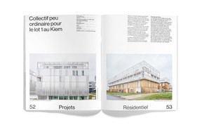 Vue des pages intérieures du hors-série Paperjam Architecture + Real Estate 2024, vol. 2. (Photo: Maison Moderne)