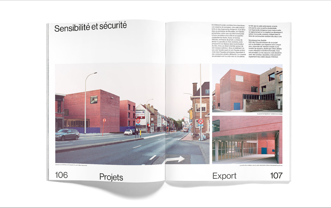 Vue des pages intérieures du hors-série Paperjam Architecture + Real Estate 2024, vol. 2. (Photo: Maison Moderne)