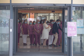 Sortie de maternité de S.A.R. le Prince Charles – 13.05.2020 ((Photo: Matic Zorman / Maison Moderne))