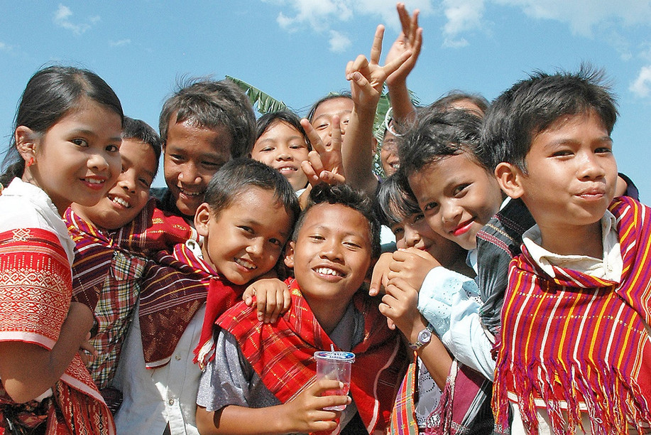 Laughter shared at a collective event, Indonesia. Photo: SOS Archives
