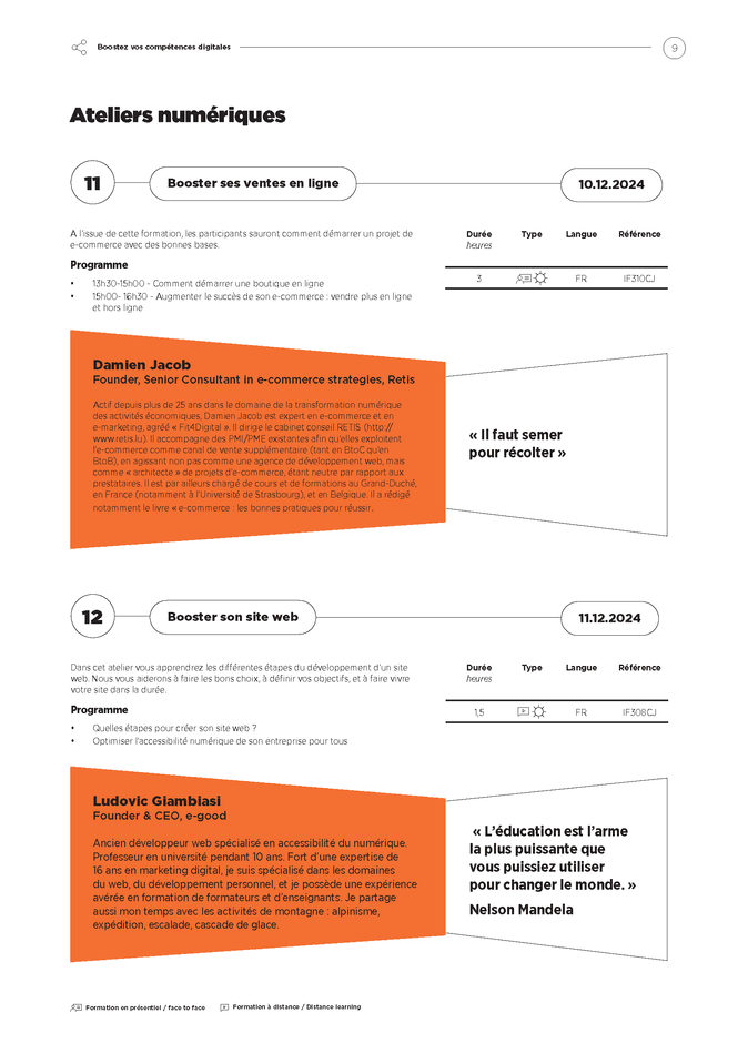 Boostez vos compétences digitales (House of Training)