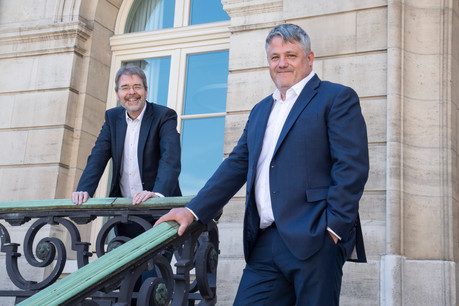 Norbert Brausch, Senior Vice President & Head of Business Unit Corporate Banking et Jean-Luc Bermes, Team Manager & Corporate Relationship Manager Photo: Spuerkeess – Flavie Hengen