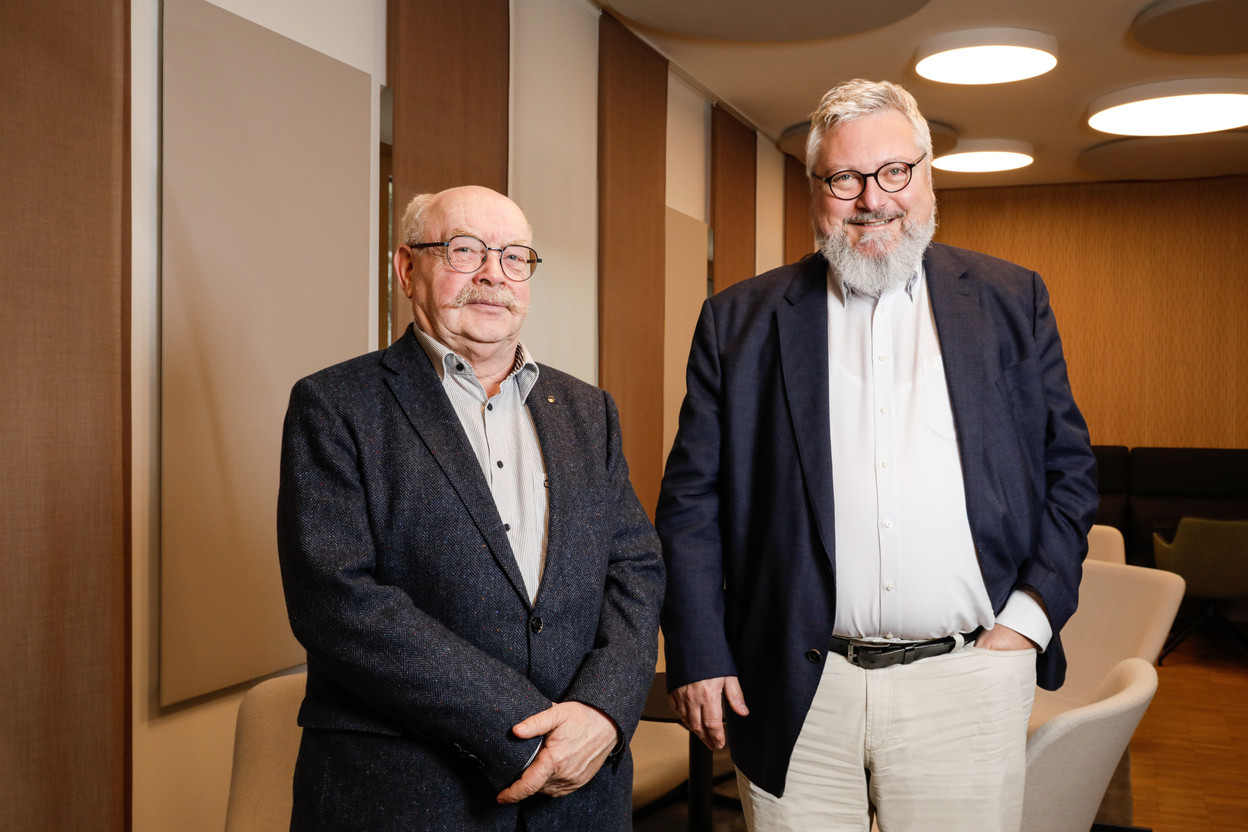 François Dostert, président du CA du groupe P.M.E et dirigeant d’entreprise, et Patrick Dahm, administrateur délégué de la MPME. Marie Russillo Maison Moderne