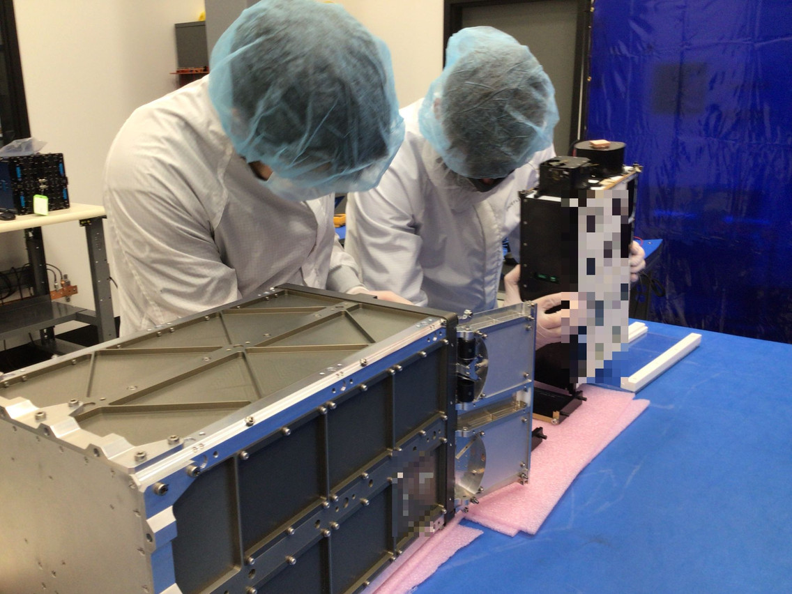 The space startup aims to create a network of 60 shoebox-sized satellites to provide 5G coverage Photo: OQ Technologies