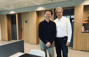 Martijn Roordink, fondateur de Spaces, et William Willems, regional general manager Belgium & Luxembourg. (DR)