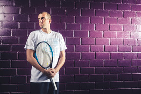 Formerly ranked 21st in the world, the Luxembourg tennis player is featured in the Sportsvision catalogue. He is now 41 years old. Photo: Edouard Olszewski/Maison Moderne/archives